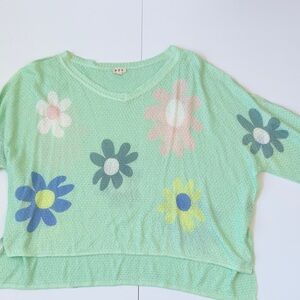 POL Floral Knit Sweater women’s